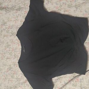 ZARA youth size Medium black crop top
